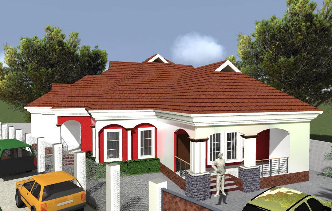 Elegant 4-Bedroom Modern House Plan