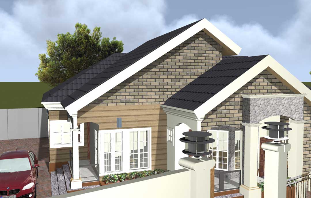 Ultramodern 4-Bedroom House Plan