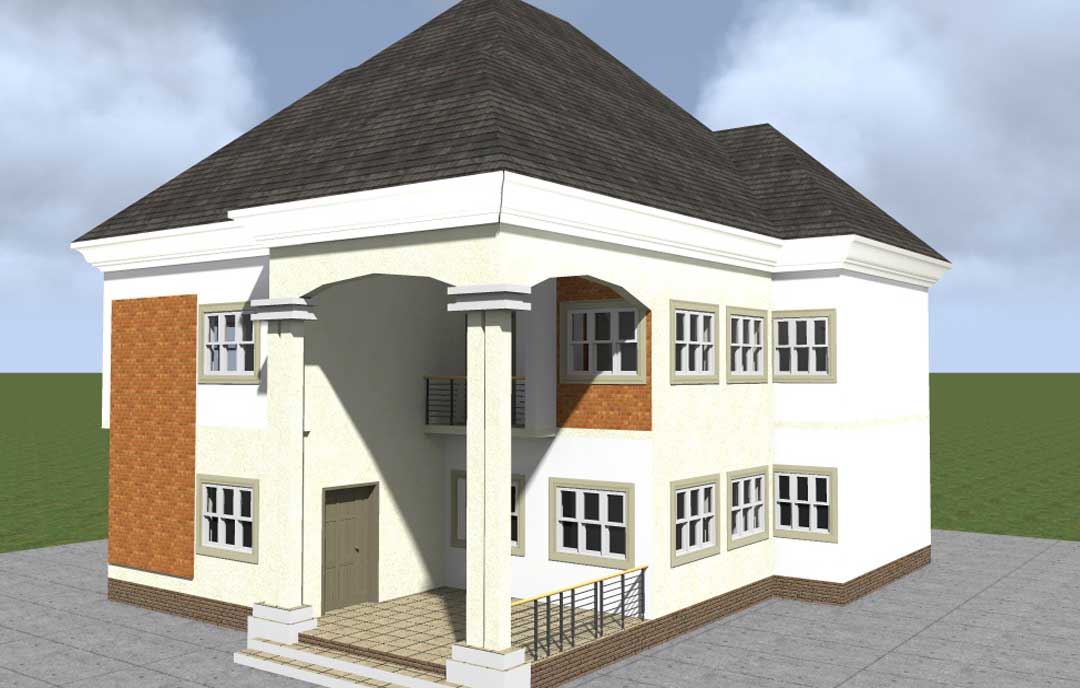 Simple Nigeria House Plan 4 Bedroom Duplex, Nigeria House Plan Design Styles